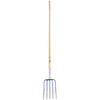 Manure/Compost & Hay Forks (No. of Tines : 5, Tine Shape : Oval, Head Width : 9 1/4 in)