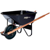 Jackson� Contractors Wheelbarrows (Capacity Vol. : 6 cu ft, Tray Type : Steel, Color : Black)
