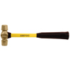 Machinists' Double-Face Hammers (Head Weight : 2 lb, Overall Length : 14 in, Handle Material : Fiberglass)