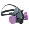5500 Series Low Maintenance Half Mask Respirators (Size Group : Large, Material : Elastomer, Cartridges Sold Separately)