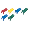 B-Safe Ball Valve Lockouts (Dia. : 3/8 in [Min], 1 1/4 in [Max], Material : Polypropylene, Color : Blue)