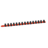 Plastic Socket Bars and Clips (Color : Red, Length : 10 in, Locking Type : Ball)