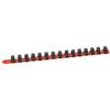Plastic Socket Bars and Clips (Color : Red, Length : 15 in, Locking Type : Ball)