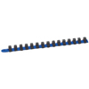 Plastic Socket Bars and Clips (Color : Blue, Length : 15 in, Locking Type : Ball)