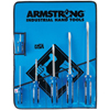 6 Piece Standard Screwdriver Sets (Shank Type : Round, Includes : (1) .037 in. Thick, 1/4 in. Width, 4 in. Shank, (1) .040 in. Thick, 5/16 in. Width, 6 in. Shank, (1) .040 in. Thick, 5/16 in. Width, 10 in. Shank, (1) .050 in. Thick, 3/8 in. Width, 8 in. Shank, (1) .037 in. Thick, 1/4 in. Width, 1-1/2 in., Shank Material : Chrome Vanadium Steel)