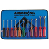 11-Piece Nut Driver Sets (Opening Size : 3/16 in, 7/32 in, 1/4 in, 9/32 in, 5/16 in, 11/32 in, 3/8 in, 7/16 in, 1/2 in, 9/16 in, 5/8 in, Opening Type : Hex, Includes : Vinyl Roll)