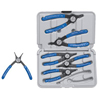 Light Duty Retaining Ring Plier Sets (Tip Size : 0.038 in [Min], 0.070 in [Max], Opening Size : 1/4 in [Min], 2 in [Max], Jaw Shape : Straight)