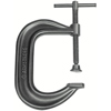 Square Throat Pattern C-Clamps (Opening Size : 0 in [Min], 6 in [Max], Throat Depth : 6 1/2 in, Spindle Diam : 3/4 in)