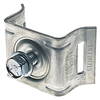 Brack-It� 1-Bolt Flared Leg Sign Mounting Brackets (Thickness : 0.0700 in, Material : Stainless Steel, Mounting : Band)