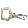 Locking C-Clamps (Overall Length : 11 in, Material : Steel, Finish : Nickel Plated)
