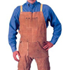Split Leg Bib Aprons (Width : 24 in, Length : 48 in, Material : Leather)