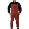 Split Leg Bib Aprons (Width : 24 in, Length : 36 in, Material : Leather)