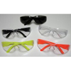 4040 Ricochet� Safety Spectacles (Temple Color : Clear, Lens Tint : Clear, Style : Wrap-Around)