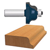 Carbide-Tipped Ball Bearing Pilot Roman Ogee Router Bits (Applicable Materials : Wood, Corner Radius : 5/32 in, Cutting Diam : 1 1/8 in)