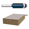 Carbide-Tipped Ball Bearing Pilot Laminate Flush Trimming Router Bits (Applicable Materials : Wood, Cutting Diam : 1/2 in, Cutting Direction : Right)