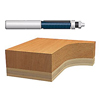 Carbide-Tipped Ball Bearing Pilot Templet/Trimming Router Bits (Applicable Materials : Wood, Cutting Diam : 1/2 in, Cutting Direction : Right)