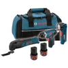 Litheon� Cordless Combo Kits (Voltage : 12.00 V, Batt. Type : Litheon, Includes : PS20 Max Pocket Driver, PS50B Max Multi-X Oscillating Tool, FL10 Max Flashlight, (2) Max Batteries, 30-Minute Charger, (1) 1.5 in. Power Drill Bit, (1) HCS Plunge Cut Blade (1-5/8x1-1/2), Carrying Bag)