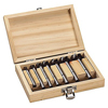 16 Piece Forstner Drill Bit Sets (Cutting Diam : 1/4 in, 3/8 in, 1/2 in, 5/8 in, 3/4 in, 7/8 in, 1 in, 1 1/8 in, 1 1/4 in, 1 3/8 in, 1 1/2 in, 1 5/8 in, 1 3/4 in, 1 7/8 in, 2 in, 2 1/8 in, Applicable Materials : Wood, Cutting Direction : Right)