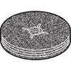 Abrasive Sanding Discs (Quantity : 25 Each per Pack, Abrasive Material : Aluminum Oxide, Diameter : 4 1/2 in)