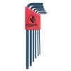 Balldriver� L-Wrench Key Sets (Measuring System : Metric, Tip Size : 1.500 mm, 2 mm, 2.500 mm, 3 mm, 4 mm, 5 mm, Tip Type : Hex Ball)