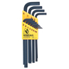 Hex L-Wrench Key Sets (Measuring System : Inch, Tip Size : 0.050 in, 1/16 in, 5/64 in, 3/32 in, 7/64 in, 1/8 in, 9/64 in, 5/32 in, 3/16 in, 7/32 in, 1/4 in, 5/16 in, Tip Type : Hex)