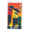 Balldriver� L-Wrench and Fold-Up Set Combinations (Measuring System : Torx, Inch/Metric, Tip Size Symbol : T6, T7, T8, T9, T10, T15, T20, T25, Tip Size : 0.050 in, 1/16 in, 5/64 in, 3/32 in, 7/64 in, 1/8 in, 9/64 in, 5/32 in, 3/16 in, 7/32 in, 1/4 in, 5/16 in, 3/8 in, 1.500 mm, 2 mm, 2.500 mm, 3 mm, 4 mm, 5 mm, 6 mm, 8 mm, 10 mm)