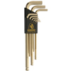 GoldGuard� Balldriver� L-Wrench Sets (Measuring System : Metric, Tip Size : 1.500 mm, 2 mm, 2.500 mm, 3 mm, 4 mm, 5 mm, 6 mm, 8 mm, 10 mm, Tip Type : Hex Ball)