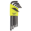 ProHold� Balldriver� L-wrench Hex Key Sets (Measuring System : Inch/Metric, Tip Size : 0.050 in, 1/16 in, 5/64 in, 3/32 in, 7/64 in, 1/8 in, 9/64 in, 5/32 in, 3/16 in, 7/32 in, 1/4 in, 5/16 in, 3/8 in, 1.500 mm, 2 mm, 2.500 mm, 3 mm, 4 mm, 5 mm, 6 mm, 8 mm, 10 mm, Tip Type : Hex Ball)