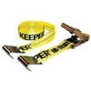 Ratchet Tie-Down Straps (Load Cap. : 10000 lb [Max], Length : 27 ft, Width : 2 in)
