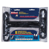 Standard Grip Metric Hex T-Key Sets (Measuring System : Metric, Tip Size : 2 mm, 2.500 mm, 3 mm, 4 mm, 5 mm, 6 mm, 8 mm, 10 mm, Tip Type : Hex)