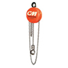 Cyclone Hand Chain Hoists (Wt. Cap. : 500 lb, Lifting Height/Take-Up : 12.00 ft, No. of Falls : 1)