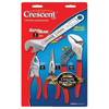 4 Piece Pliers & Wrench Sets (Includes : 6 in. Slip Joint Pliers, 7 in. Needle Nose Pliers, 10 in. Tongue Groove Pliers, 8 in. Rapid Slide Wrench)