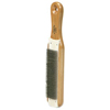 File Cleaners (Block Length : 8 in, Bristle Material : Steel, Handle Material : Wood)