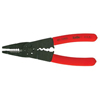 Wire Stripper & Cutters (Cable/Wire Size : 22 AWG [Min], 10 AWG [Max], Overall Length : 8 1/4 in, Handle Color : Red)