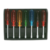 Nutdriver Sets (Opening Size : 3/16 in, 7/32 in, 1/4 in, 9/32 in, 5/16 in, 11/32 in, 3/8 in, Opening Type : Hex, Shank Type : Solid Shaft)