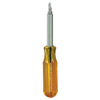 Four-In-One Screwdrivers (Tip Size Symbol : #1, #2, Tip Width : 3/16 in, 1/4 in, Tip Type : Phillips, Slotted)