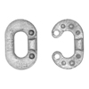 752 Series Regular Connecting Links (Link Size : 1/4 in, Inner Length : 7/8 in, Inner Width : 7/16 in)