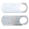Field I.D. Tags (Hole Diam : 1 1/16 in, Thickness Size : 1-1/2 x 4-1/8 x 5/32 in, Type : Tag)