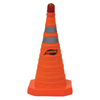 Collapsible Safety Cones (Color : Orange, Height : 18 in, 2 in [Min], 18 in [Max], Material : Nylon)