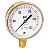Welding & Compressed Gas Gauges (Dia. : 1 1/2 in, Connections : 1/8 in - 27 NPT LM, Pressure : 30.00 psi [Max])