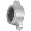Malleable Iron Wing Nuts (Thread - TPI or Pitch : 1 47/64 in - 8, Thread Size : 3/4 in (NPT) [Min], 1 in (NPT) [Max], Material : Malleable Iron)