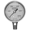 Brass Liquid Filled Gauges (Dia. : 2 1/2 in, Connection Size : 1/4 in NPT(M), Accuracy : 1.5%)