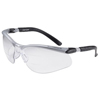 BX� Dual Reader Safety Eyewear (Frame Color : Silver/Black, Quantity : 10 pair per box, Lens Tint : Clear)