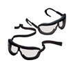 Fectoggles� Impact Goggles (Frame Color : Black, Quantity : 10 pair per box, Lens Tint : Clear)