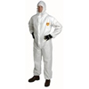 ProShield� Coveralls (Style : Attached Hood/Respirator Fit, Front Zipper Closure, Storm Flap, Elastic Waist, Wrists Ankles, Size Group : 3X-Large, Material : Polypropylene)