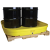 4-Drum Budget Basins (Capacity Vol. : 66 gal, Load Cap. : 8000 lb [Max], Width : 51 1/2 in)