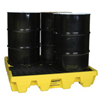Spill Containment Pallets (Capacity Vol. : 66 gal, Load Cap. : 8000 lb [Max], Width : 51 1/2 in)