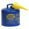 Type l Safety Cans (Capacity Vol. : 5 gal, Length : 1 in, Width : 12 1/2 in)