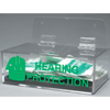 Compact Ear Plug Dispenser (Color : Clear, Depth : 6 in, Height : 3 in)