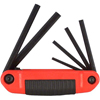 Ergo-Fold� Hex Key Sets (Measuring System : Inch, Tip Size : 5/32 in, 3/16 in, 7/32 in, 1/4 in, 5/16 in, 3/8 in, Tip Type : Hex)